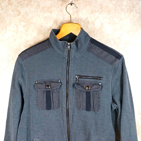 ROCK & REPUBLIC Jacket Size M Zipper Pockets - Picture 2 of 8